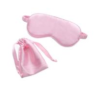 Antifaz De Seda Sombra de ojos de doble cara de seda pura, mascarilla for dormir, parche for los ojos, vendas for los ojos, protección for la salud del sueño, luz(With A Bag-02)