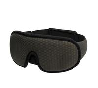 Antifaz ergonómico 3D para dormir - Bloquea la luz, cómoda y ajustable para dormir mejor (gris)