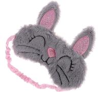 Antifaz for dormir con los ojos vendados, antifaz refrescante, cómodo diseño de conejo de oreja larga for blefaritis, ojos hinchados y ojeras (estilo 1) (color: Grijs, tamaño: estilo 1)