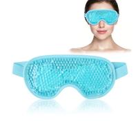 Antifaz Gel Frío O Caliente, Antifaz frio para ojos, Máscara para Ojos, Reutilizable Para Dormir, hinchazón, ojeras, dolores de cabeza, astringencia ocular, fatiga, transpirabilidad y comodidad