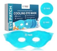 Antifaz Gel Frío para Hinchazón de Ojos,Máscara de Ojeras refrescante y caliente,Máscara depara Ojos Reutilizable,Antifazde Gel Frío,2x Parches Ojospara Bolsas,Adecuado para uso doméstico