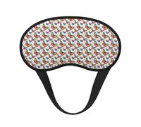 Antifaz lavable con estampado de mariposa arcoíris para adultos, bloqueo de luz para siesta, para el hogar, hotel, avión, camping