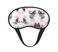 Antifaz ligero y cómodo para dormir, ideal para siestas, viajes, yoga, para amantes de los perros pastores alemanes, sin presión, para hombres, mujeres y niños.