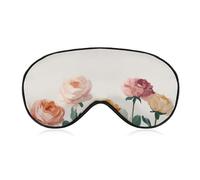 Antifaz minimalista para dormir, rosa, melocotón, crema, rosa, para mujeres y hombres, correa ajustable, cubierta de ojos vendados, para viajes, yoga, siesta, trabajo