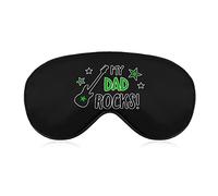 Antifaz My Dad Rocks con correa ajustable para hombres y mujeres, siesta de viaje para dormir de noche