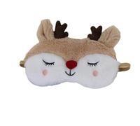 Antifaz navideño para dormir con oscurecimiento para viajes de ensueño, sueño relajado sin Papá Noel o muñeco de nieve (púrpura, talla única)