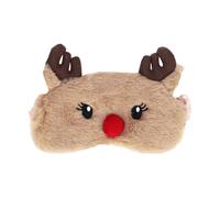 Antifaz navideño para dormir con oscurecimiento para viajes festivos de ensueño, sueño relajado sin Papá Noel o muñeco de nieve (Light Purple, talla única)