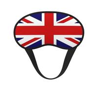 Antifaz opaca para dormir con bandera del Reino Unido, poliéster suave, antiluz, elegante, adecuado para hombres y mujeres, para el trabajo diario y viajes al aire libre.