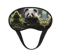 Antifaz opaca para dormir con estampado de Panda Cubs in The Forest - Cómoda cubierta de ojos, bloqueo de luz, perfecta para viajes, meditación y camping