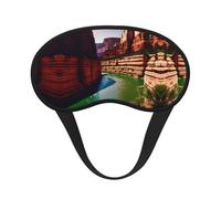 Antifaz opaca para dormir con estampado del Gran Cañón, cómoda cubierta para los ojos, banda elástica ajustable, perfecta para viajes, siestas, meditación