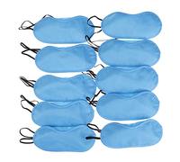 Antifaz Para Dormir 10 unids suave máscara de ojo portátil negro rápido sombreado de sombra sombra de sombra de ojos mascarillas sombra parche mujeres hombres con los hombres Viajes de dormir SleepMas