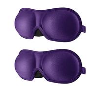 Antifaz Para Dormir 2 unids 3D Mascarilla for dormir EyePatch Ojo Cubierta Portátil Soft Portable for Viajes Ojos Relajarse Ayuda for dormir Sombreado Mascarilla de ojos Antifaz Para Dormir Mujer (Si