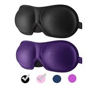 Antifaz Para Dormir 2 unids 3D Mascarilla for dormir EyePatch Ojo Cubierta Portátil Soft Portable for Viajes Ojos Relajarse Ayuda for dormir Sombreado Mascarilla de ojos Antifaz Para Dormir Mujer (Si