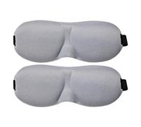 Antifaz Para Dormir 2 unids Unisex Transpirable Sombra Sombra Sombra Sombra Eye Mask Patch Descanso Vendedor Vendedor Onepatch Noche Máscara Durmiente Máscara Antifaz Para Dormir Mujer (Size : Grey)
