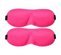 Antifaz Para Dormir 2 unids Unisex Transpirable Sombra Sombra Sombra Sombra Eye Mask Patch Descanso Vendedor Vendedor Onepatch Noche Máscara Durmiente Máscara Antifaz Para Dormir Mujer (Size : Rose R