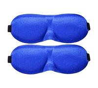 Antifaz Para Dormir 2 unids Unisex Transpirable Sombra Sombra Sombra Sombra Eye Mask Patch Descanso Vendedor Vendedor Onepatch Noche Máscara Durmiente Máscara Antifaz Para Dormir Mujer (Size : Blue)