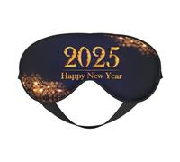 Antifaz para dormir, 2025 Happy New Year f antifaz para dormir, máscaras de dormir para mujeres y hombres, oscurecimiento de ojos para viajar/dormir