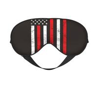 Antifaz para dormir, antifaz para dormir, máscaras para dormir para mujeres y hombres, cubiertas opacas para viajes/dormir, máscara de ojos cruzados con la bandera de Estados Unidos