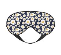 Antifaz para dormir, antifaz para dormir, para mujeres y hombres, cubreojos opacos para viajes/dormir, máscara de ojos floral de margaritas