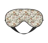 Antifaz para dormir, antifaz para dormir, para mujeres y hombres, cubreojos opacos para viajes/dormir, máscara de ojos con guarnición de hongos