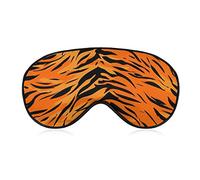 Antifaz para dormir Blackout Eye Mask para hombres y mujeres Compatible con Tiger Stripe Animal Print Sleeping Mask, cómodo y suave venda para dormir para viajes de meditación