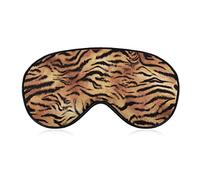 Antifaz para dormir Blackout Eye Mask para hombres y mujeres Compatible con Wild Animal Tiger Skin Stripe Sleeping Mask, cómodo y suave para dormir con los ojos vendados para viajes de meditación