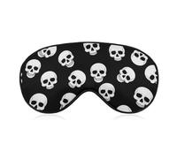 Antifaz para dormir BlockLight Night Eye Shade Skull Bones, transpirable, sin presión, para viajes