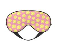 Antifaz para dormir, color rosa, ojos de limón para dormir, para mujeres y hombres, oscurecimiento de ojos, para viajar/dormir