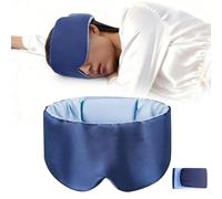 Antifaz para Dormir Cómoda máscara de ojos con protección solar Mascarilla para ojos que no daña la piel Imprescindibles para viajar Dos caras dos sentimientos