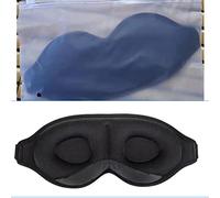 Antifaz para dormir cómodo, 3D estereoscópico, antifaz para dormir por la noche para hombres y mujeres, bloquea la luz, cubierta para los ojos con tapones para los oídos