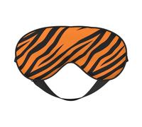 Antifaz para dormir cómodo con estampado de tigre naranja, para hombres y mujeres, ligero, para viajes, siesta, meditación, yoga, trabajo