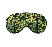 Antifaz para dormir con diseño abstracto de álgebra, antifaz para ojos súper suave con correa ajustable, ayuda definitiva para dormir, venda para los ojos, relaja y alivia tu fatiga, ojos hinchados
