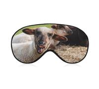 Antifaz para dormir con diseño de animales agrícolas, para hombres, mujeres, adolescentes, niños, para dormir por la noche, comodidad para viajes, yoga, siesta