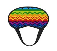 Antifaz para dormir con diseño de arcoíris y orgullo gay para hombres y mujeres, antifaz para dormir con bloqueo de luz y correa elástica, antifaz para dormir en avión, suave y transpirable, para do