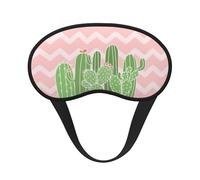 Antifaz para dormir con diseño de cactus y desierto, ultra suave y cómodo para hombres y mujeres