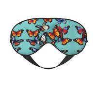 Antifaz para dormir con diseño de mariposa y violonchelo, máscara opaca para dormir, cómoda máscara de ojos para dormir para viajes, meditación y siesta