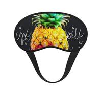 Antifaz para dormir con diseño de pino y fruta colorida para mujeres y hombres, antifaz para dormir con bloqueo de luz y correa elástica, antifaz para dormir en avión, suave y transpirable, para dor