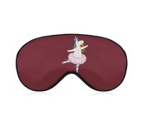 Antifaz para dormir con diseño de unicornio para bailar y ballet, para hombres, mujeres, adolescentes, niños, para dormir por la noche, comodidad para viajes, yoga, siesta