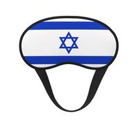 Antifaz para dormir con estampado de bandera israelí para personas que duermen de lado, bonita máscara opaca para el hogar o viajes