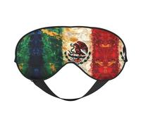 Antifaz para dormir con estampado de bandera mexicana americana, venda nocturna, cubierta suave para sombra de ojos para mujeres y hombres, para viajes, siesta y meditación