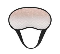 Antifaz para dormir con estampado de bonito patrón brillante, cubierta contorneada para los ojos para dormir de lado, banda elástica ajustable