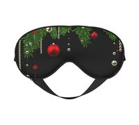 Antifaz para dormir con estampado de campanilla pequeña de Feliz Navidad, bloquea la luz, vendas de moda para mujeres y hombres, avión o siesta de viaje