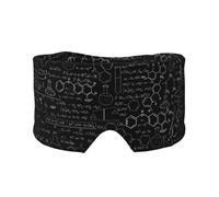 Antifaz para dormir con estampado de ciencia abstracta, suave y agradable a la piel, antifaz para dormir con bloqueo de luz para viajes, yoga y siesta