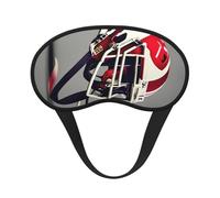 Antifaz para dormir con estampado de fútbol americano para personas que duermen de lado, bonita máscara opaca para el hogar o viajes