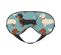 Antifaz para dormir con estampado de huellas de mariquitas, ajustable, transpirable, con bloqueo de luz y de doble cara