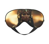 Antifaz para dormir con estampado de la serie de la tribu del antiguo Egipto, máscara de ojos similar a la seda, para mujeres y hombres, para viajes, dormir y relajarse
