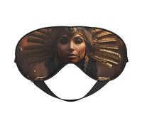 Antifaz para dormir con estampado de la serie de la tribu del antiguo Egipto, máscara de ojos similar a la seda, para mujeres y hombres, para viajes, dormir y relajarse