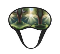 Antifaz para dormir con estampado de luz celestial, bloqueo de luz, cómodo, ideal para viajes, camping, meditación y yoga