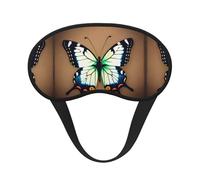 Antifaz para dormir con estampado de mariposas, cómoda cubierta para los ojos, bloqueo de luz, perfecta para viajes, meditación y campamento
