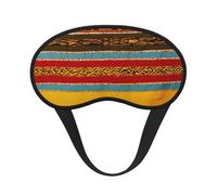 Antifaz para dormir con estampado de nativos americanos para hombres y mujeres, máscara de ojos 100% opaca, cubierta suave, luz fuerte, adecuada para viajes, yoga, siesta